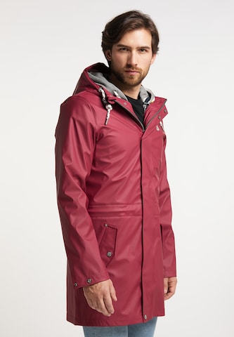 Schmuddelwedda Between-seasons parka in Red: front