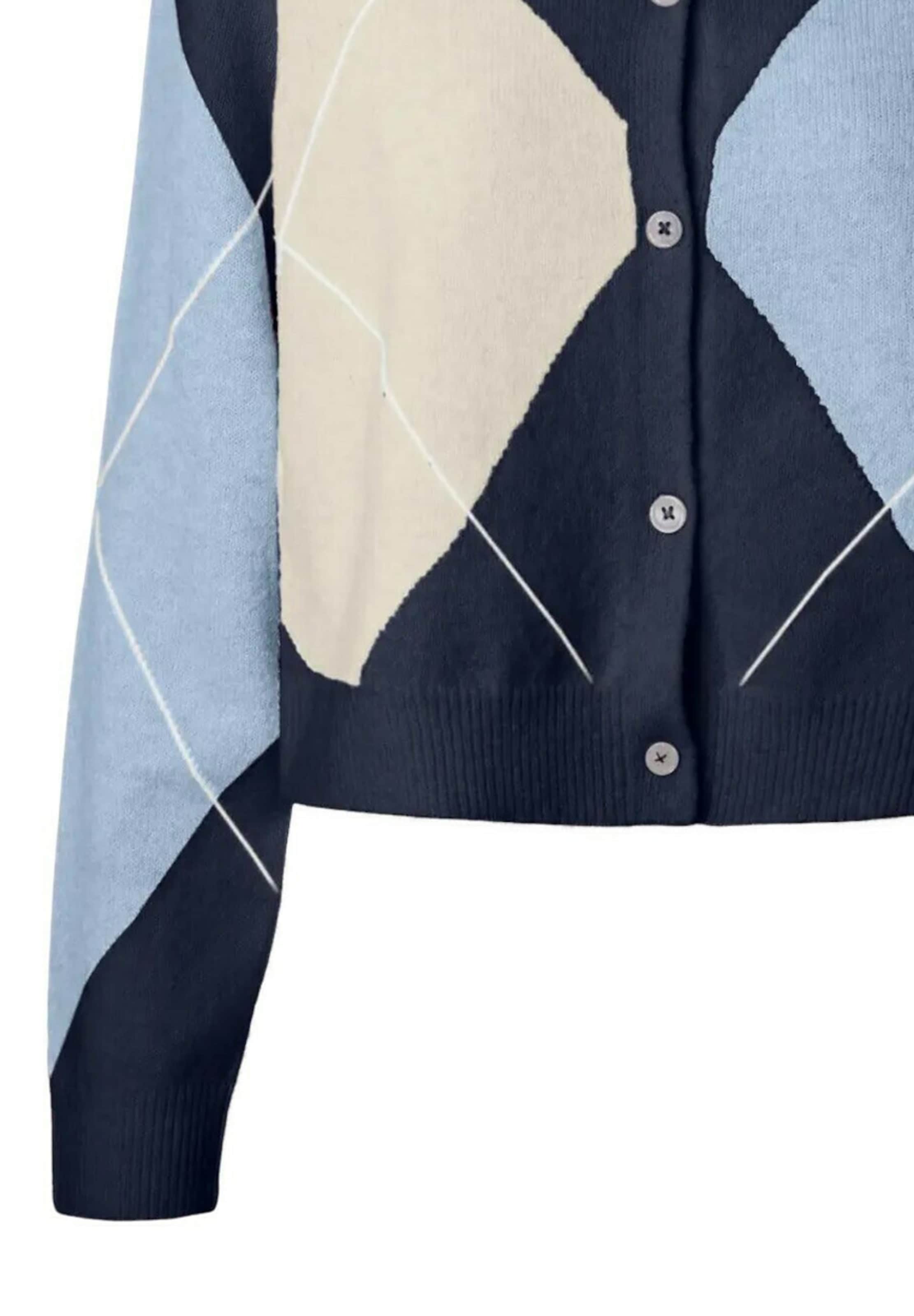 PIECES Knit Cardigan 'PCSALLY' in Blue