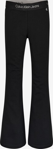 Calvin Klein Jeans Pajama Pants in Black: front