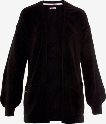 KangaROOS Knit Cardigan in Black: front