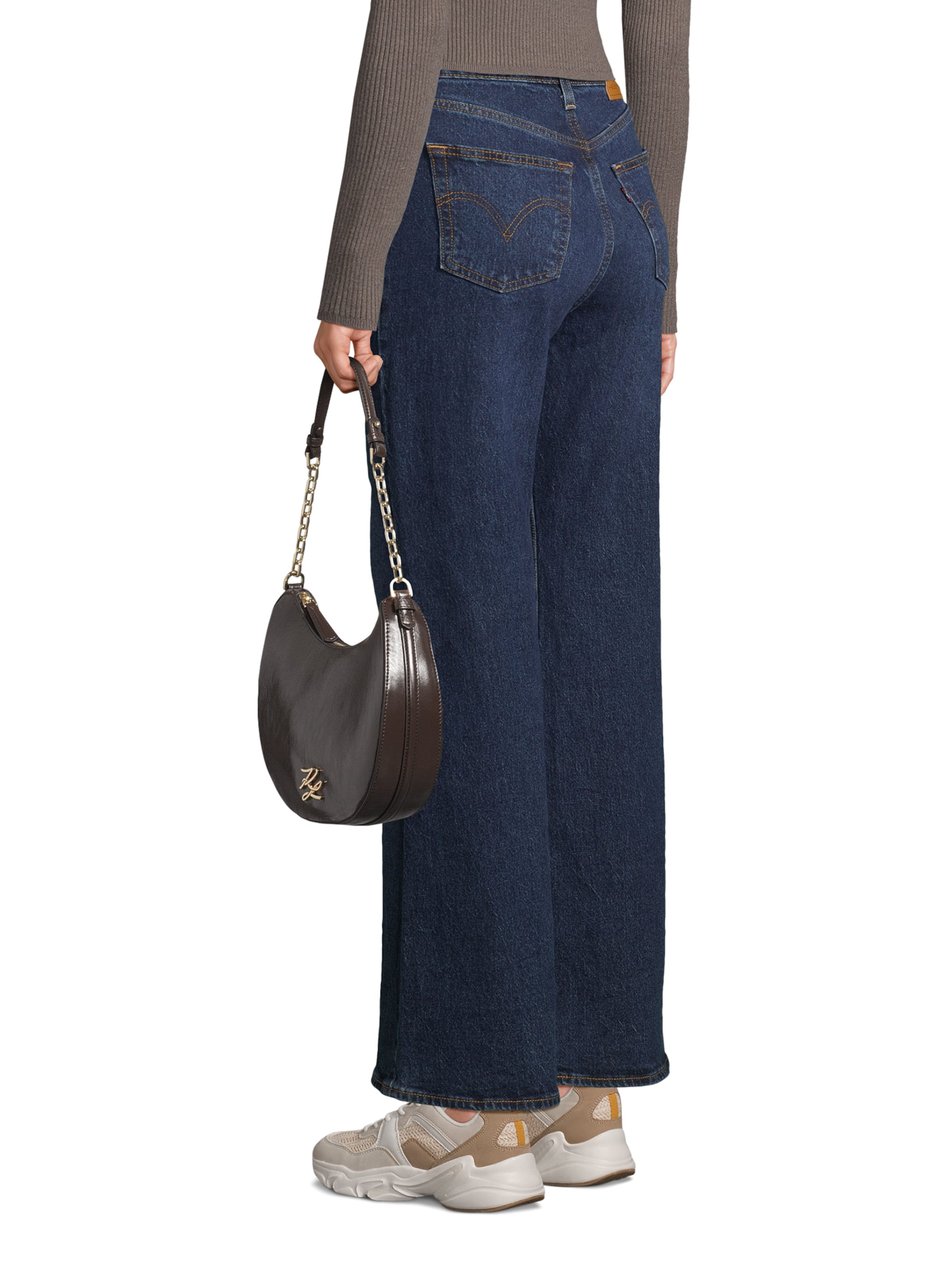 Karl Lagerfeld Чанта за през рамо в кафяво