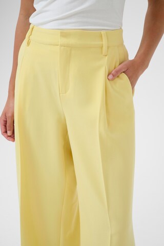 CULTURE Regular Broek 'CUnalina Clara ' in Geel