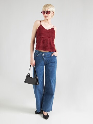 Haut 'ONLFILICIA' ONLY en rouge