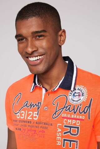 CAMP DAVID Shirt 'Laser Sailing' in Orange