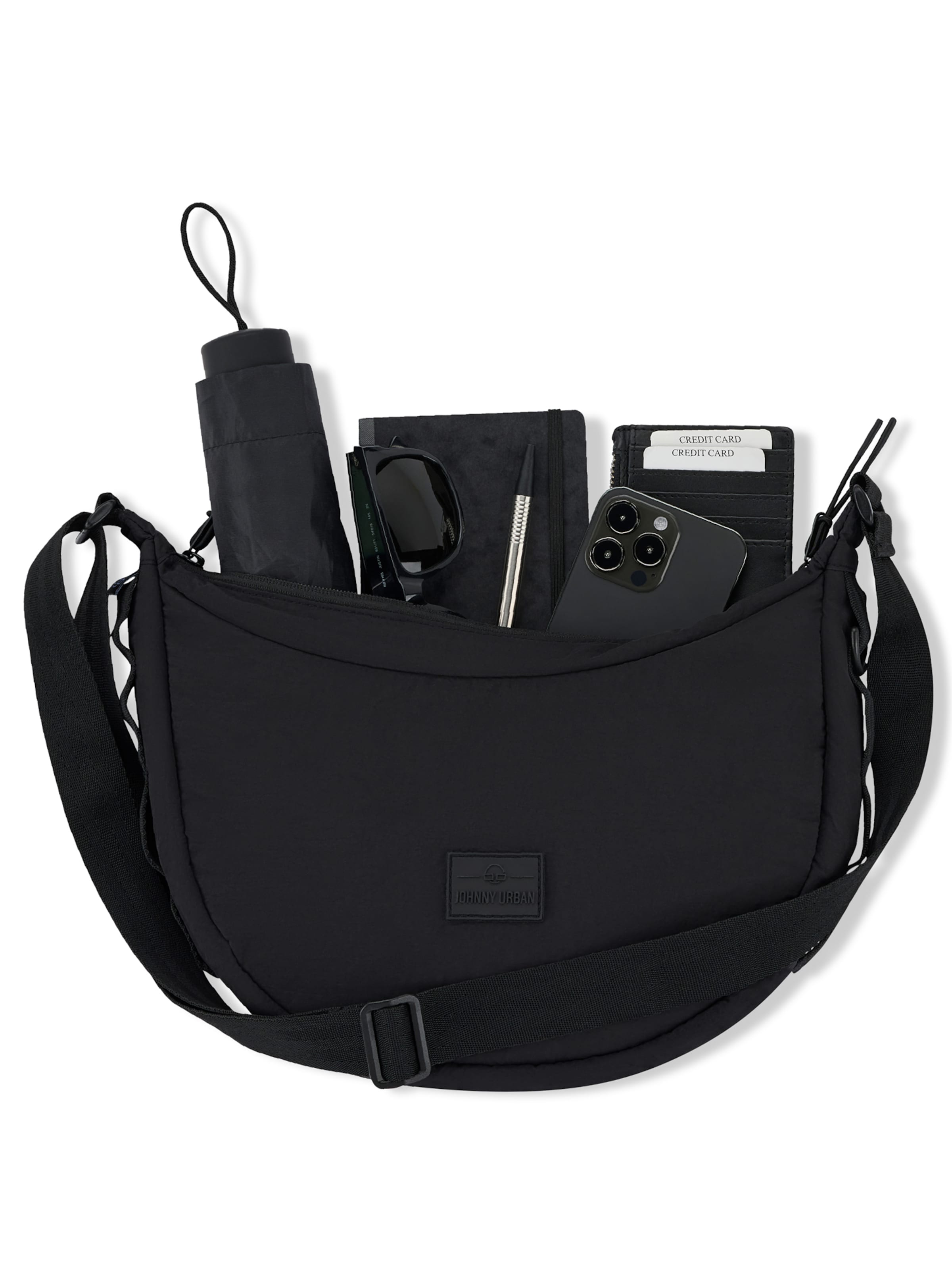 Sac à bandoulière 'Kaia Medium' Johnny Urban en noir