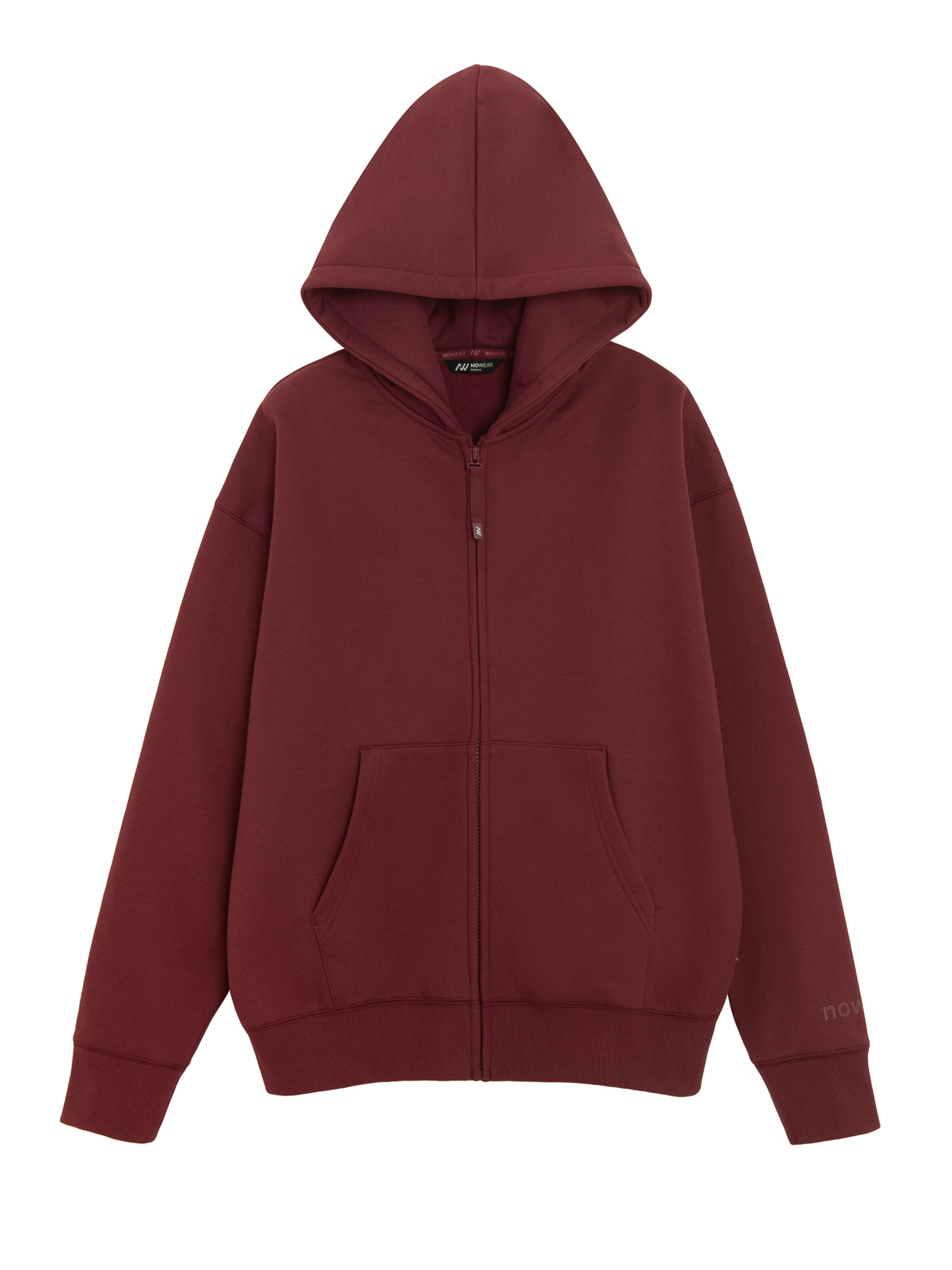 NoWear - Casaco em moletão em vermelho: frente