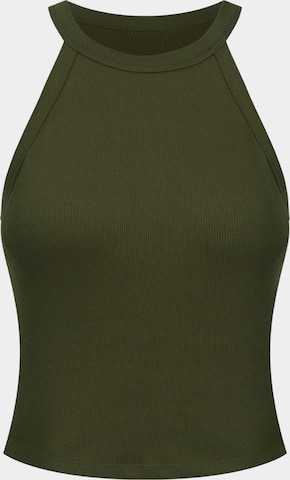 Haut 'Neck Holder Bra Top' cfab (formerly creamy fabrics) en vert : devant