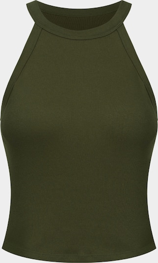 cfab Toppi 'Neck Holder Bra Top' koossa XS värissä khaki, Tuotenäkymä