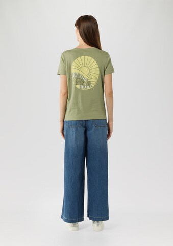 T-shirt QS en vert : derrière