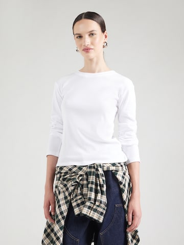 Tricou 'EVERYDAY' de la TOPSHOP pe alb: față