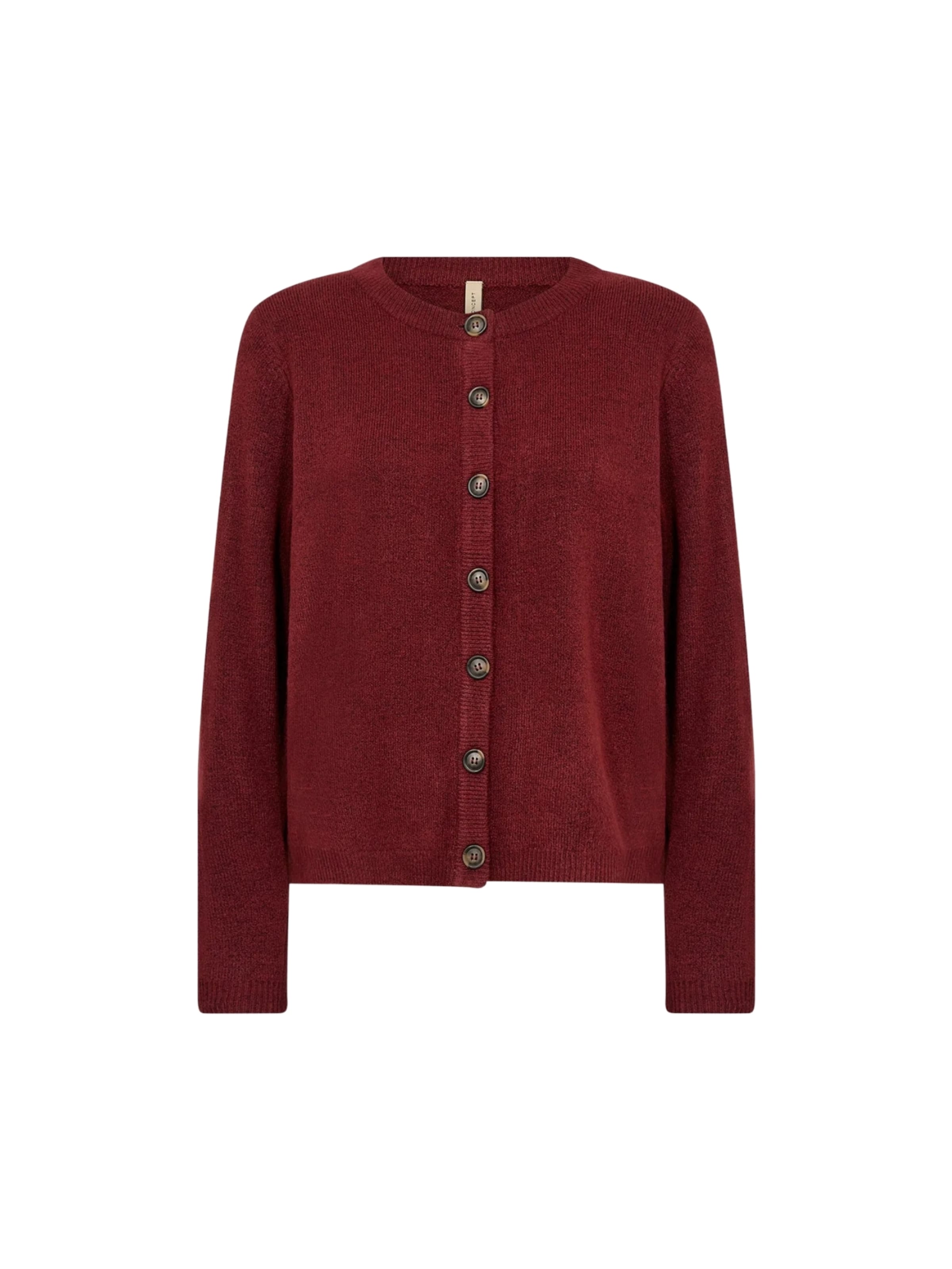 Soyaconcept Gebreid vest 'ORLEAN ' in Rood: voorkant