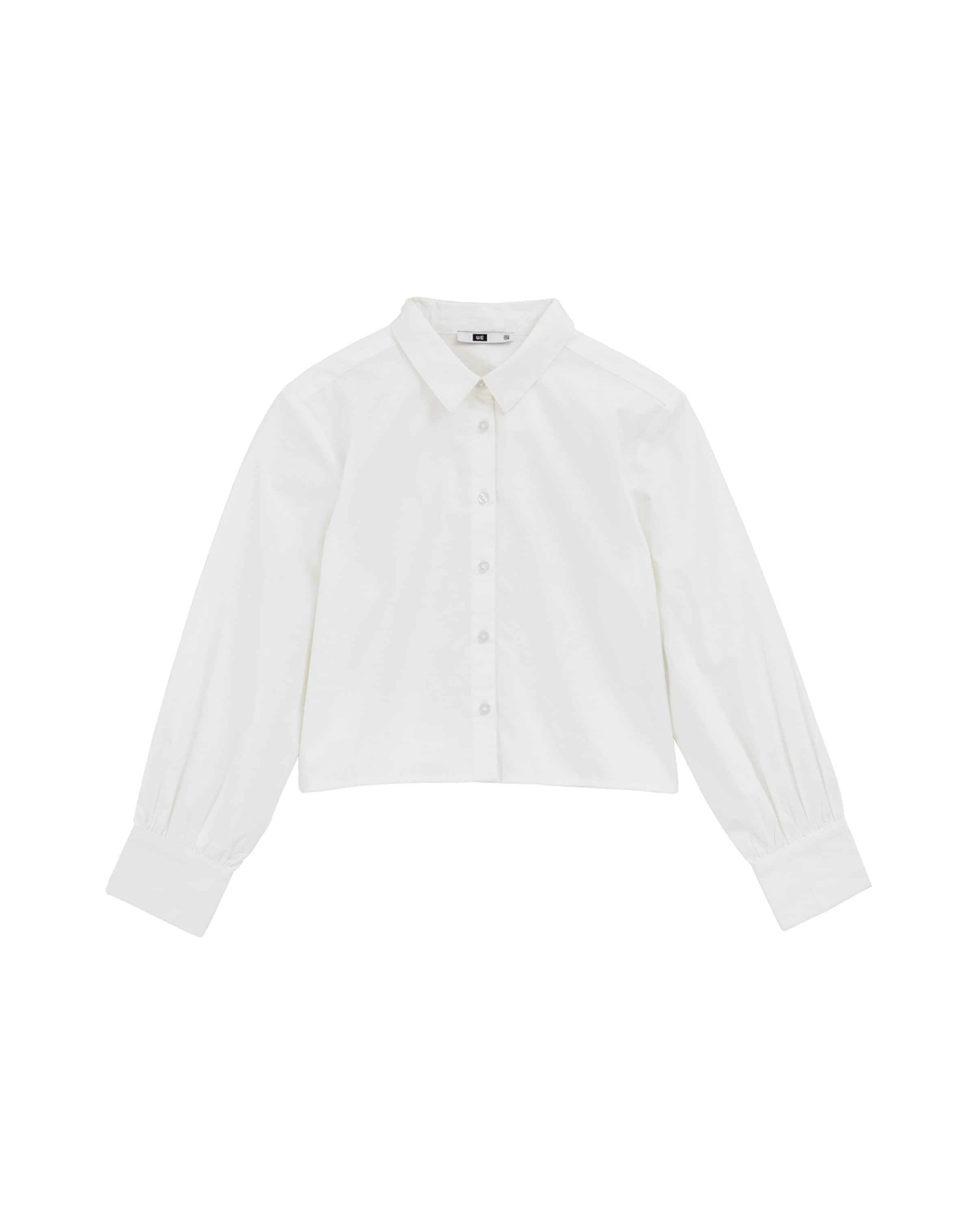 WE FashionBluza - bijela boja: prednji dio