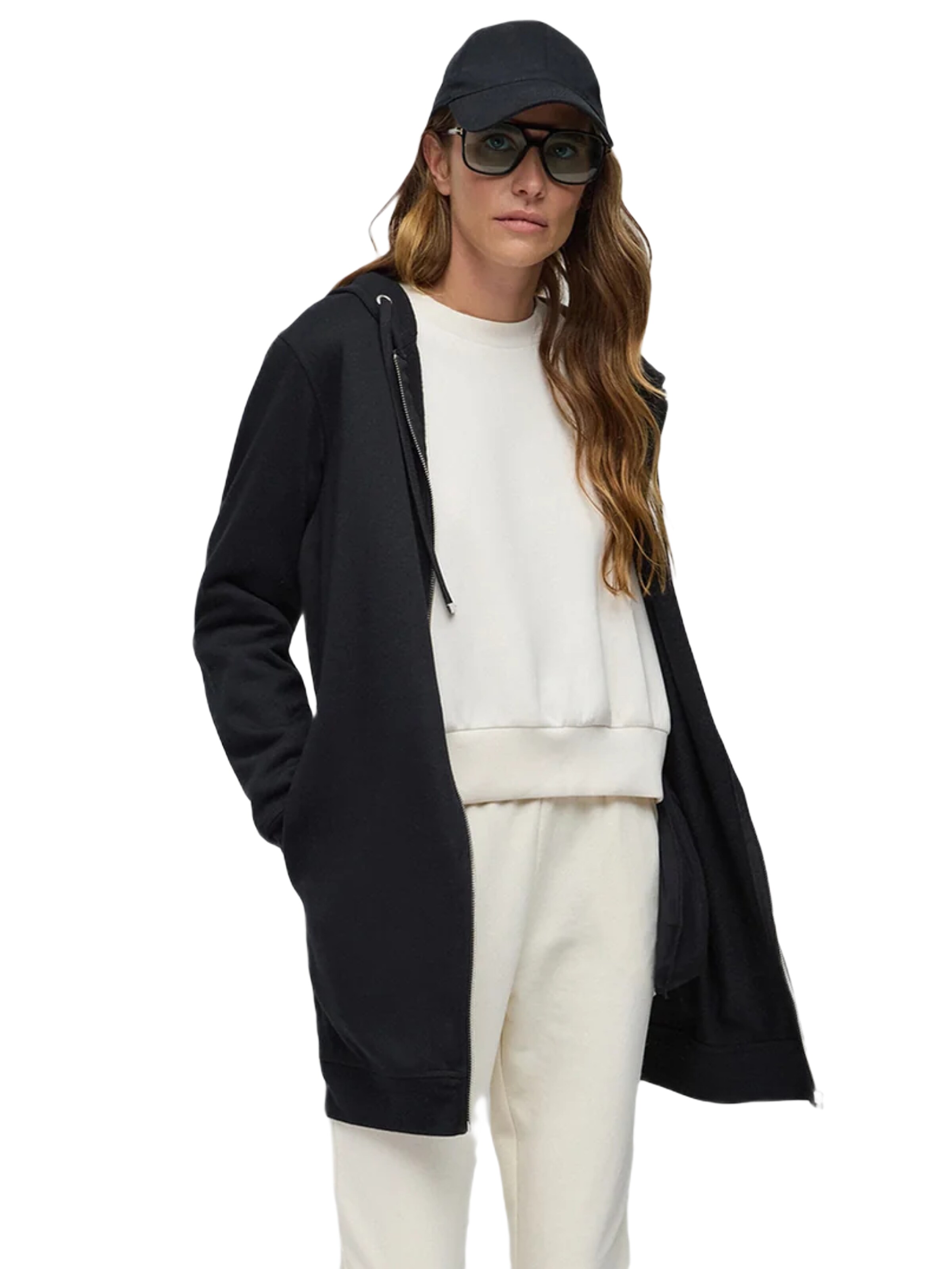 Veste de survêtement No Matter What en noir : devant