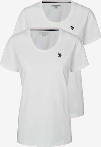 U.S. POLO ASSN. Top 'UWAmy' – bílá: přední strana