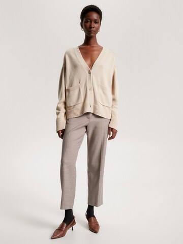 TOMMY HILFIGER Strickjacke in Beige
