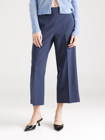 MAX&Co. Regular Trousers with creases 'OMAGGIO' in Blue: front