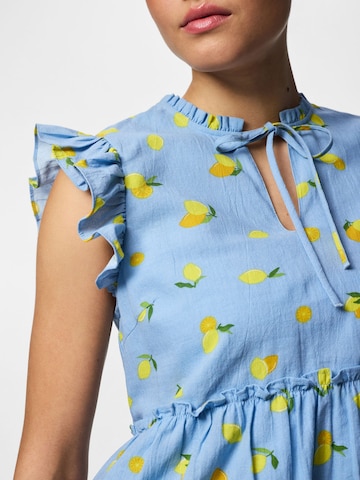 PIECES Bluse 'PCEmma' i blå