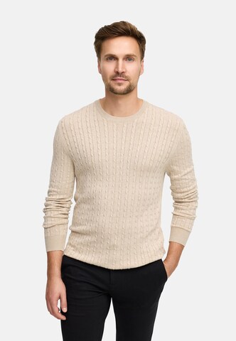 Pull-over 'Camden' JEFF en beige : devant