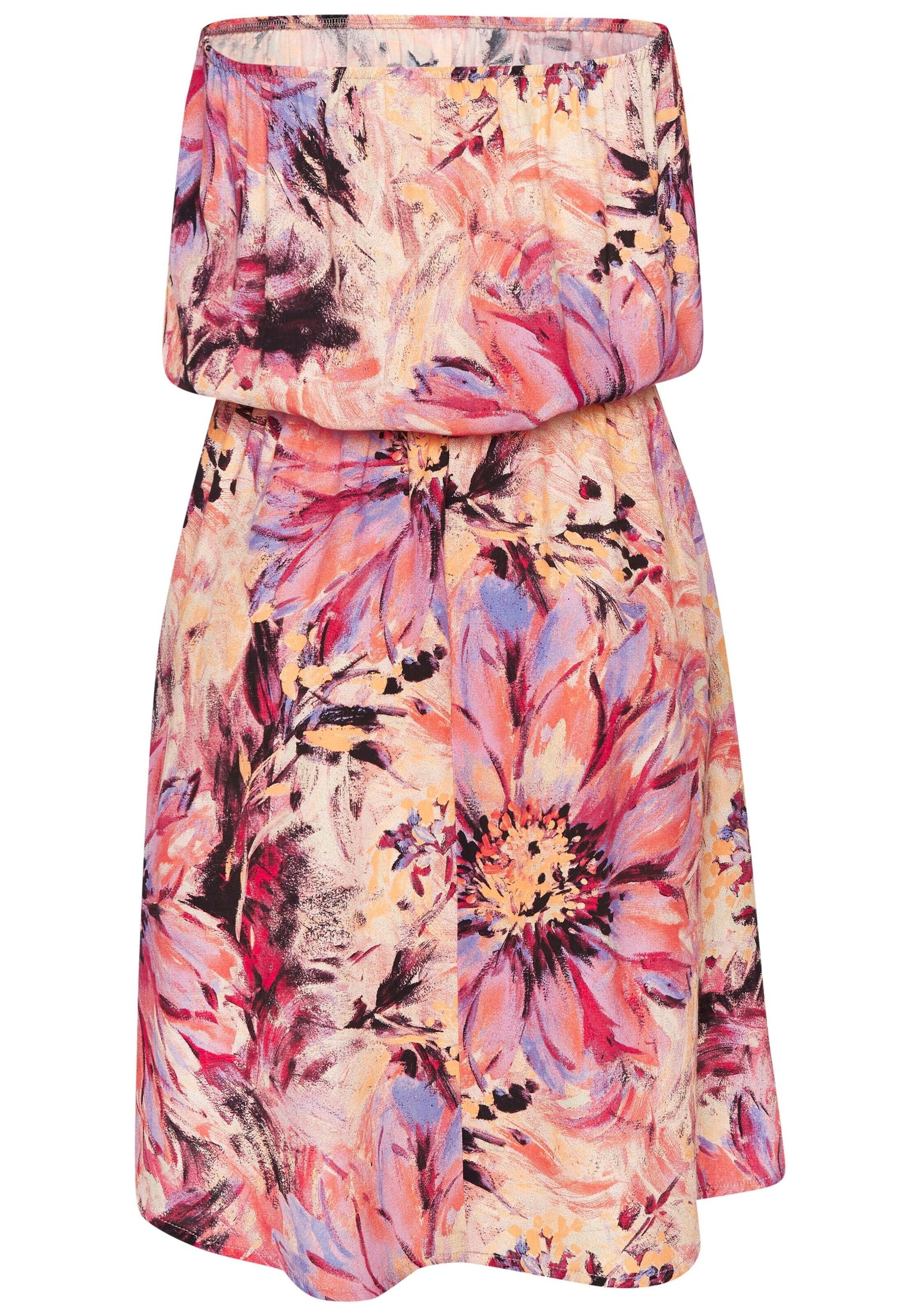 LASCANA Сарафан в Ярко-розовый: спереди