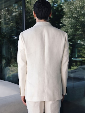 Next Slim fit Blazer 'N.Premium' in Beige