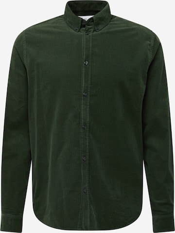 Samsøe Samsøe Regular Fit Skjorte 'Liam' i grønn: forside