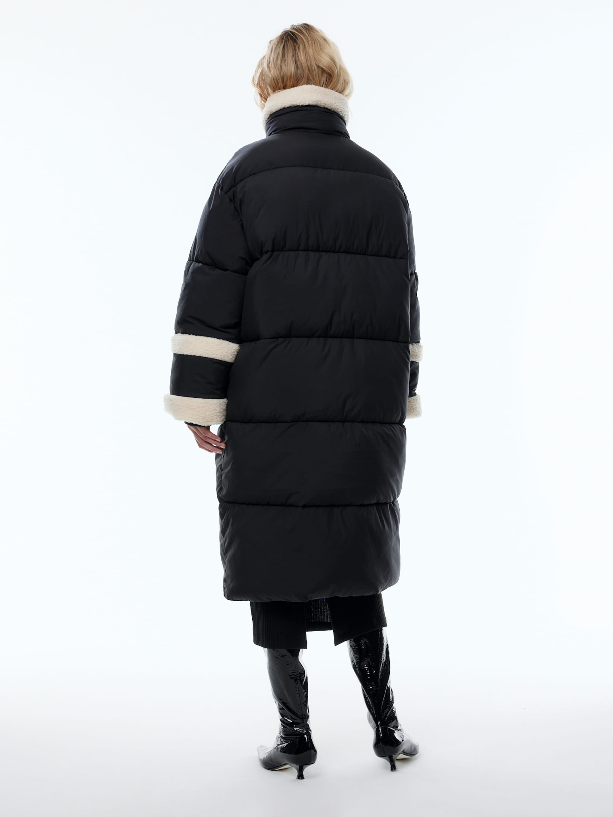 EDITED Producten Wintermantel 'Oda' Zwart