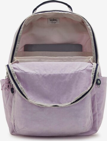 KIPLING Ryggsekk 'SEOUL' i lilla