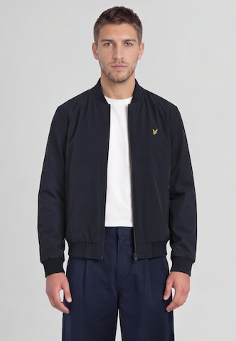 Lyle & Scott Overgangsjakke i blå: forside