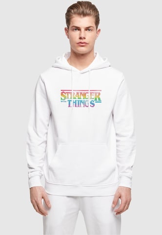 ABSOLUTE CULT Sweatshirt 'Stranger Things' in Wit: voorkant