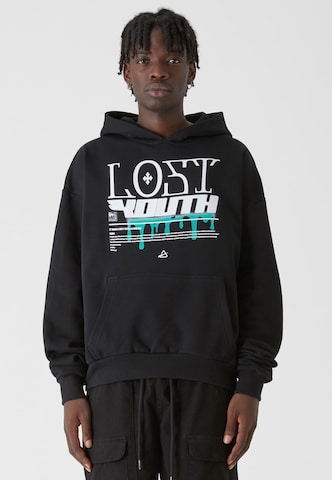 Lost Youth Sweatshirt in Black: front