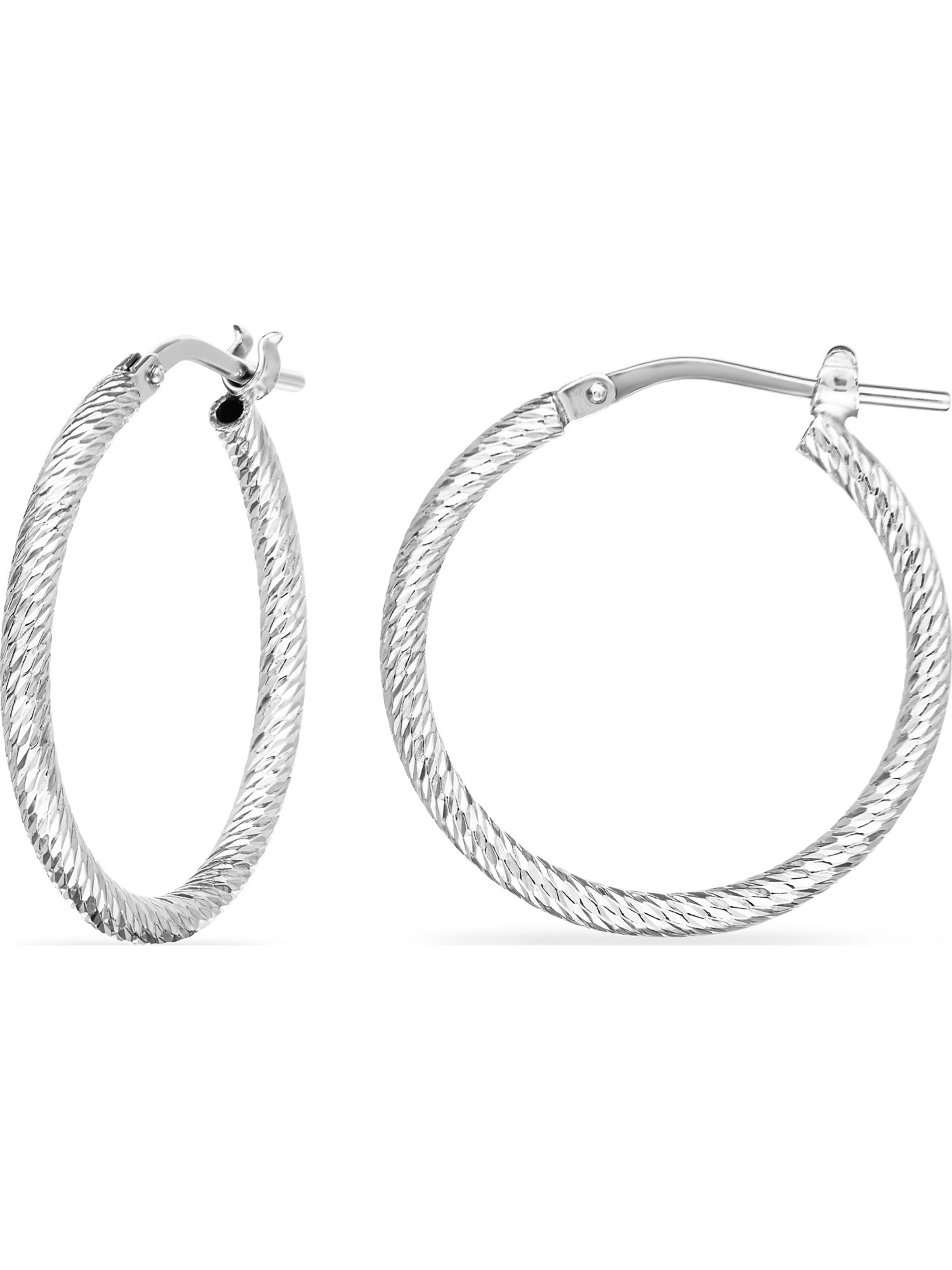 FAVS Creolen in Silber