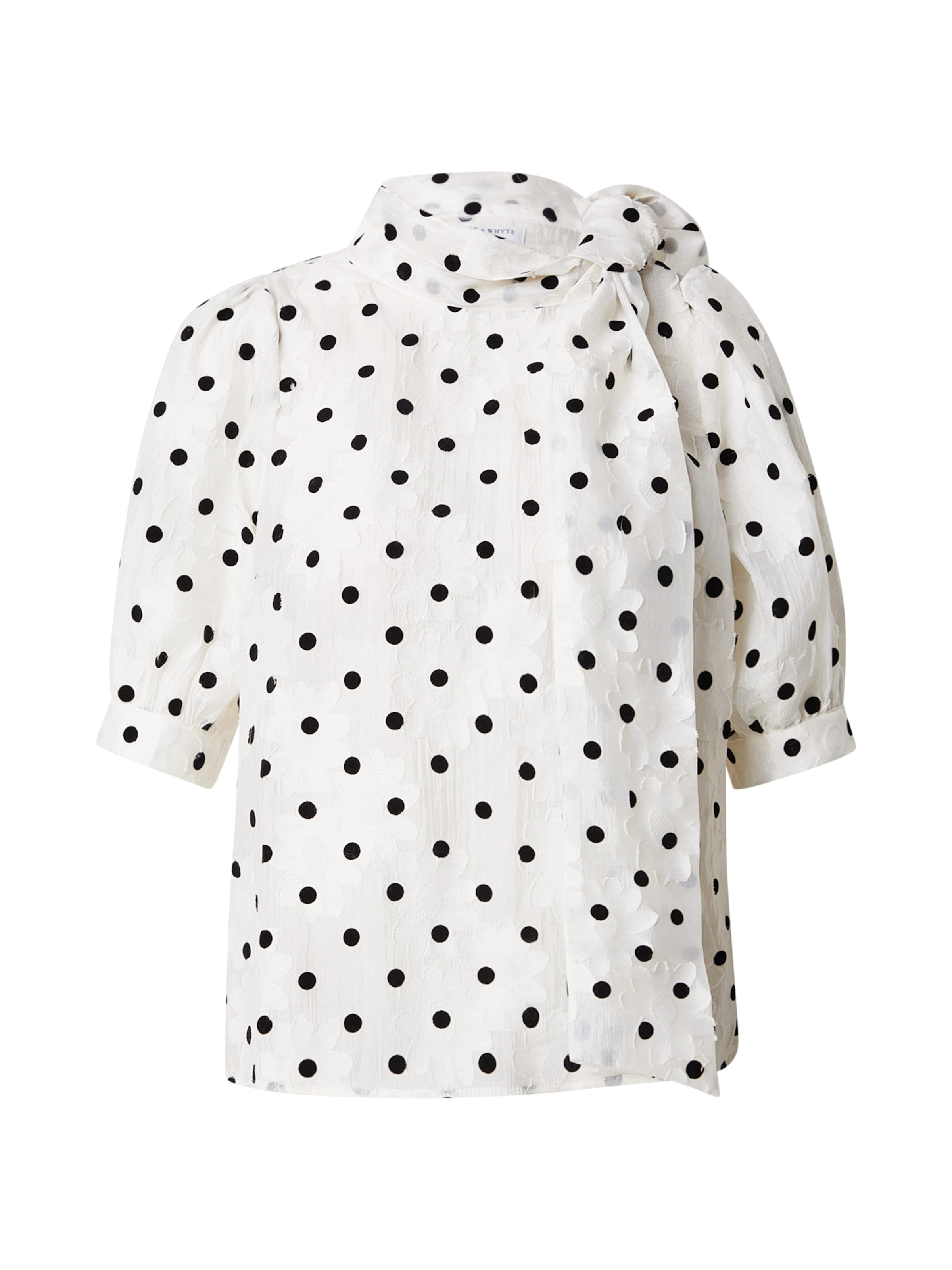 Lindex - Blusa 'Darcy' en blanco: frente