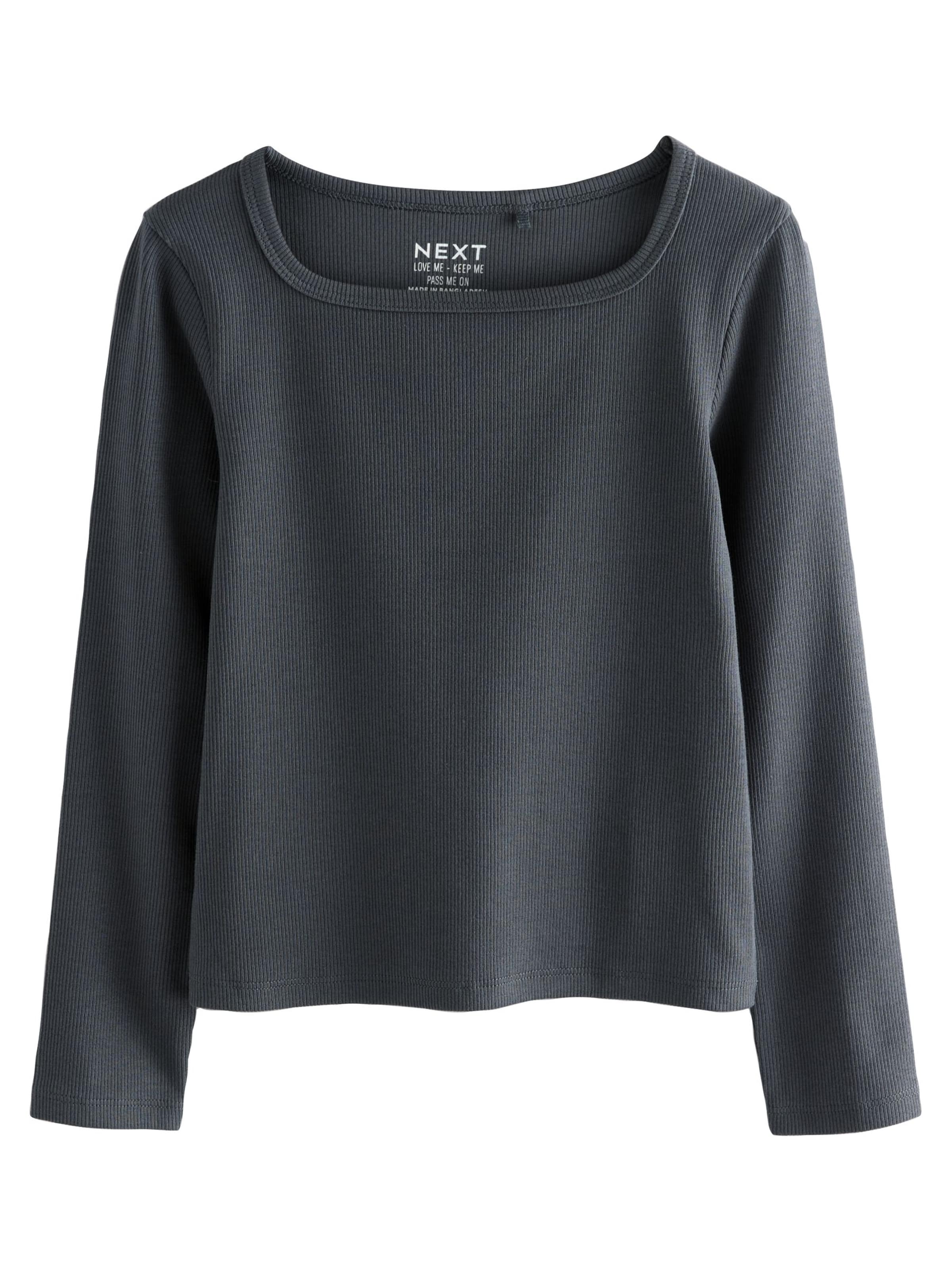 T-Shirt Next en gris : devant