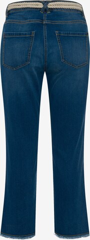 Ulla Popken Flared Jeans in Blue