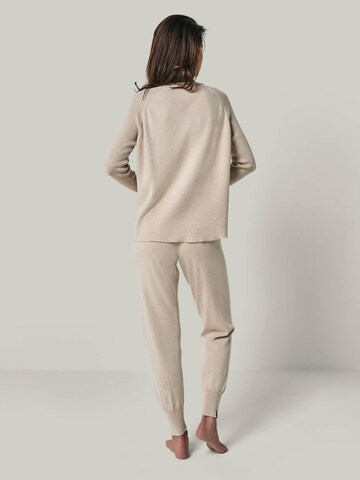 YOU LOOK PERFECT Leisure suit 'LOUNGEWEAR SET  - Pullover Dorina & Pants Bella' in Beige