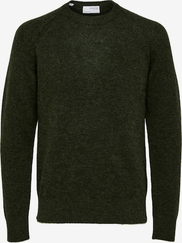 SELECTED HOMME Sweater 'Rai' in Green: front