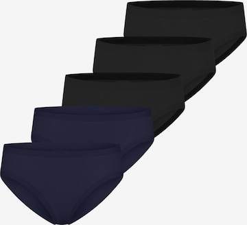 SCHIESSER Slip 'Invisible Cotton' in Blau: Vorderseite