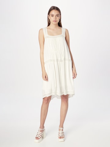 Lollys Laundry - Vestido de verano 'Tully' en blanco: frente