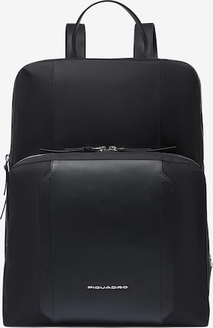 Sac à dos Piquadro en noir : devant