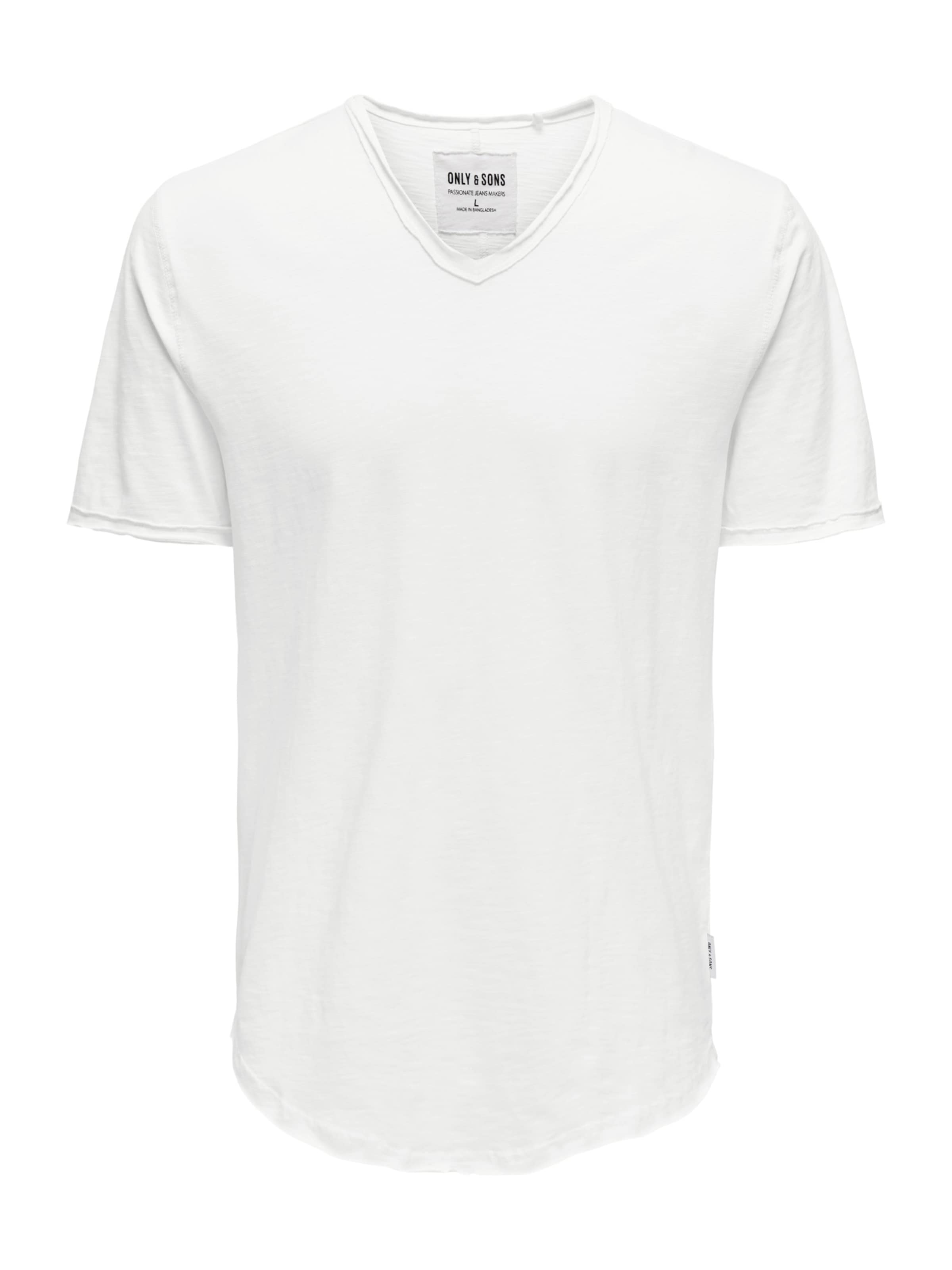 Only & Sons Shirt 'ONSBENNE' in White: front