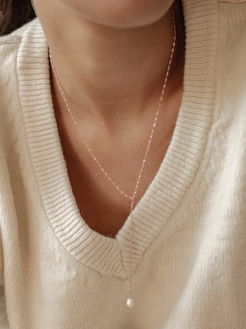 Hey Happiness Ketting 'Pearl Drop' in Goud