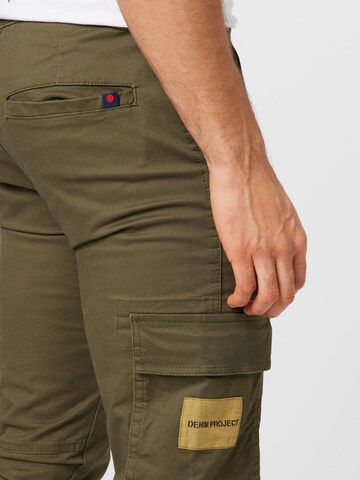 Tapered Pantaloni cargo di Denim Project in verde