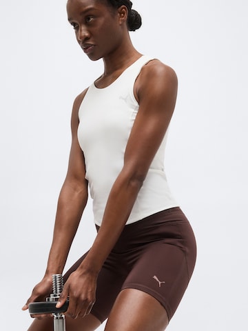 PUMA Top sportowy 'SUNDAY BLISS' w kolorze biały
