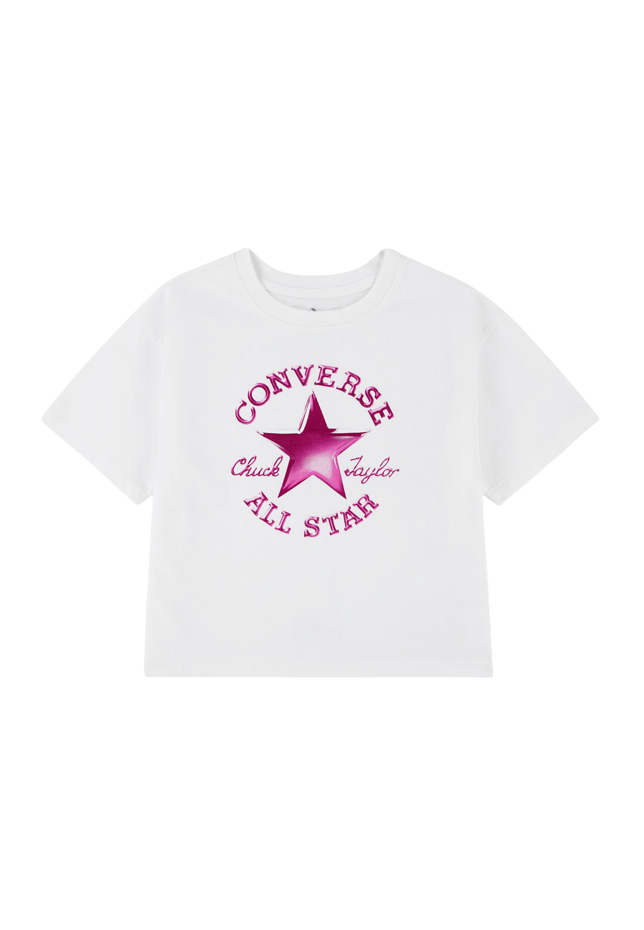 CONVERSE - Camiseta en blanco: frente