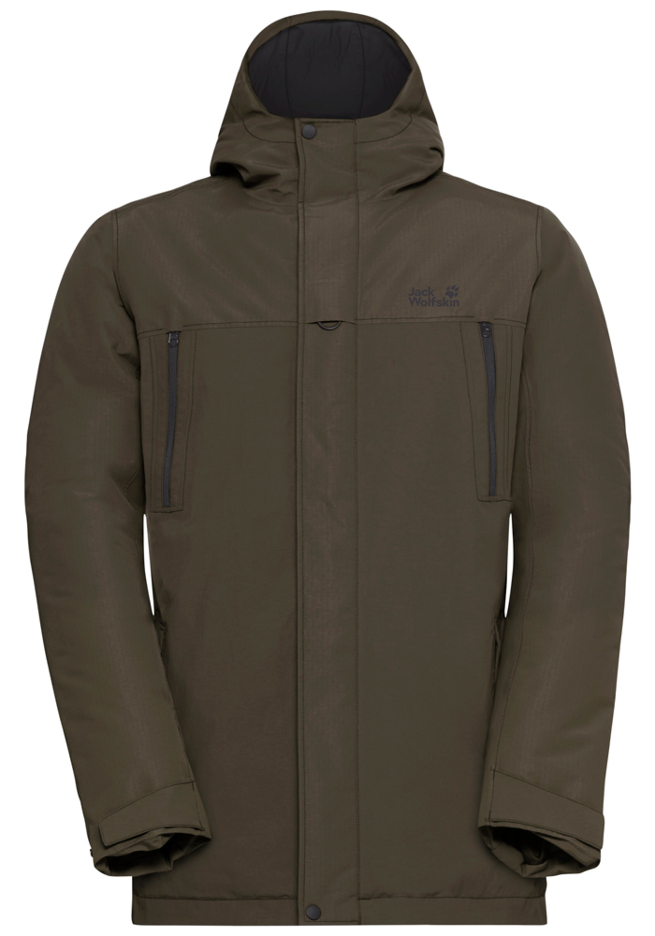 JACK WOLFSKINOutdoor jakna 'GLACIER' - zelena boja: prednji dio