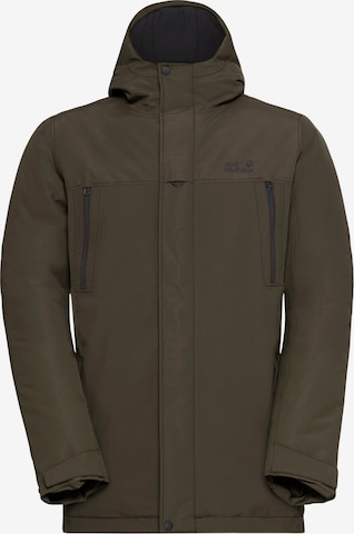 JACK WOLFSKINOutdoor jakna 'GLACIER' - zelena boja: prednji dio