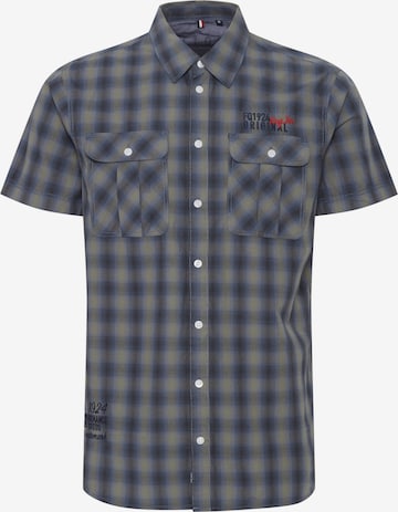 FQ1924 Slim fit Button Up Shirt 'Samir' in Blue: front