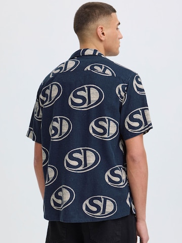 Coupe regular Chemise !Solid en bleu