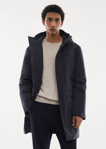 MANGO MAN Between-Season Jacket 'Space' in Blue