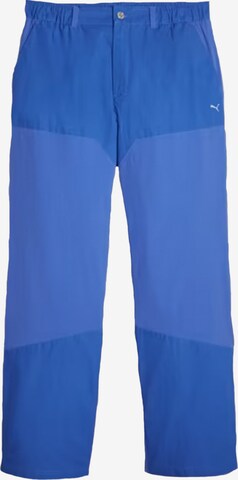 PUMA Regular Workout Pants in Blue: front